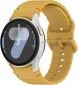 Ремешок BeCover Ribbed Tape для Samsung Galaxy Watch (20mm) 3 41mm/4/5/6/7 40-44mm (712051) Yellow  - фото  - интернет-магазин электроники и бытовой техники TTT