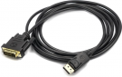 Kабель PowerPlant DisplayPort - DVI 3 м (CA911165) Black  - фото  - інтернет-магазин електроніки та побутової техніки TTT