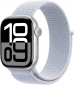 Apple Watch Series 10 GPS 42mm Silver Aluminium Case with Blue Cloud Sport Loop (MWWD3QH/A) - фото  - интернет-магазин электроники и бытовой техники TTT