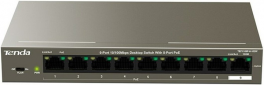 Коммутатор Tenda TEF1109P-8-102W 8xFE PoE, 1xGE Uplink (TEF1109P-8-102W) - фото  - интернет-магазин электроники и бытовой техники TTT