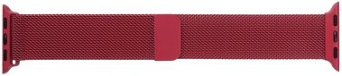 Ремінець ArmorStandart Milanese Loop Band для Apple Watch All Series 38-40mm (ARM55256) Wine Red - фото  - інтернет-магазин електроніки та побутової техніки TTT