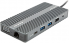 USB-хаб Blueendless USB Type-C - 2x HDMI, VGA, LAN, 3x USB Type-A, SD, TF, USB Type-C PD100W, Aux (CA913886) - фото  - інтернет-магазин електроніки та побутової техніки TTT