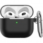 Чехол KeyBudz Elevate Series Keychain for Apple AirPods 3 (AP3_S5_BLK) Black - фото  - интернет-магазин электроники и бытовой техники TTT