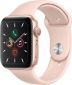 Apple Watch Series 5 40mm Gold Aluminum Case with Pink Sand Sport Band MWV72GK/A - фото  - интернет-магазин электроники и бытовой техники TTT