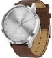 Смарт-часы GARMIN Vivomove HR Premium Silver Stainless Steel Case with Dark Brown Embossed Italian Leather Band (010-01850-AD) - фото  - интернет-магазин электроники и бытовой техники TTT