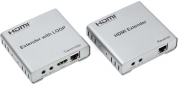 Подовжувач HDMI-сигналу PowerPlant HDMI 4K/30 hz до 100 м через CAT5E/6 loop-out (HDES12-LOOP) (CA912964) - фото  - інтернет-магазин електроніки та побутової техніки TTT