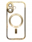 Панель BeCover TPU Chrome Case (MagSafe) для Apple iPhone 16 Plus (712076) Gold - фото  - интернет-магазин электроники и бытовой техники TTT