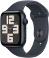 Apple Watch SE (2024) GPS 44mm Midnight Aluminium Case with Midnight Sport Band - S/M (MXEJ3QH/A) - фото  - интернет-магазин электроники и бытовой техники TTT