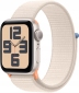 Apple Watch SE (2023) GPS 44mm Starlight Aluminium Case with Starlight Sport Loop (MRE63QP/A) - фото  - інтернет-магазин електроніки та побутової техніки TTT