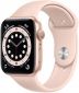 Apple Watch Series 6 GPS 40mm Gold Aluminium Case with Pink Sand Sport Band - фото  - інтернет-магазин електроніки та побутової техніки TTT