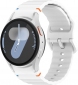 Ремешок BeCover Ribbed Tape для Samsung Galaxy Watch (20mm) 3 41mm/4/5/6/7 40-44mm (712050) White - фото  - интернет-магазин электроники и бытовой техники TTT