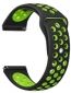 Ремешок BeCover Nike Style для Garmin Vivoactive 3 / 3 Music / Vivomove HR / Vivomove (BC_705775) Black-Green - фото  - интернет-магазин электроники и бытовой техники TTT